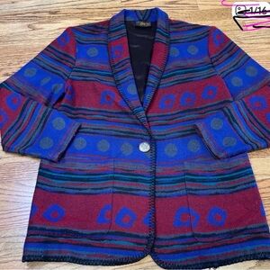 Colorful Striped Blazer